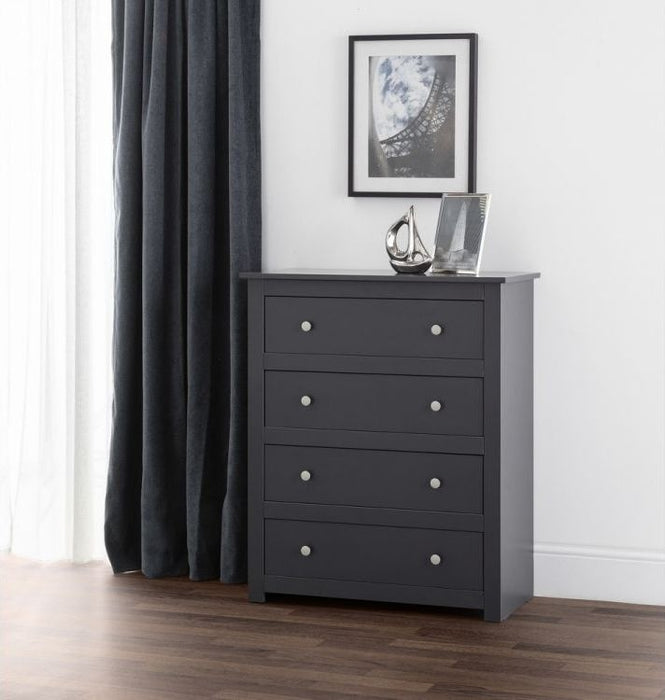 Radley Anthracite 4 Drawer Chest