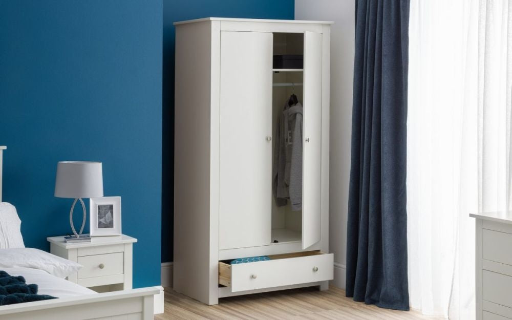 Radley Surf White 2 Door Combi Wardrobe
