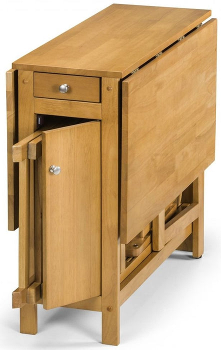 Savoy Light Oak Drop Leaf 4 Seater Dining Set with 4 Chairs