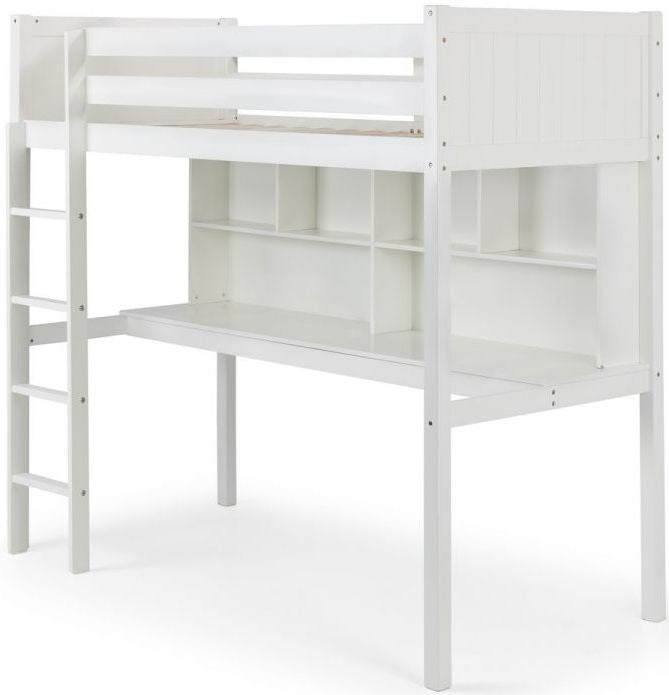Titan White High Sleeper Bed