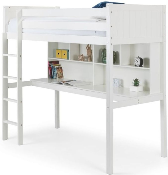Titan White High Sleeper Bed