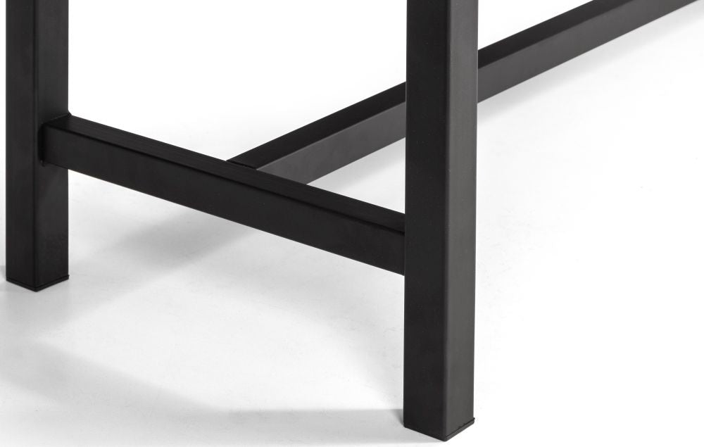 Tribeca Sonoma Oak Steel Dining Bench