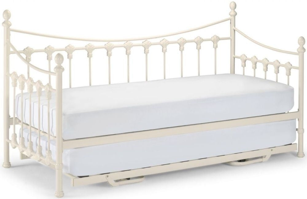 Versailles White Metal Day Bed