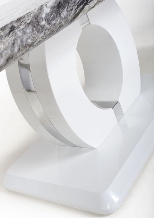 Neptune Marble Effect Grey White/ Coffee Table