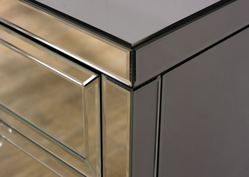 Valencia Mirrored 2 Drawer Console Table