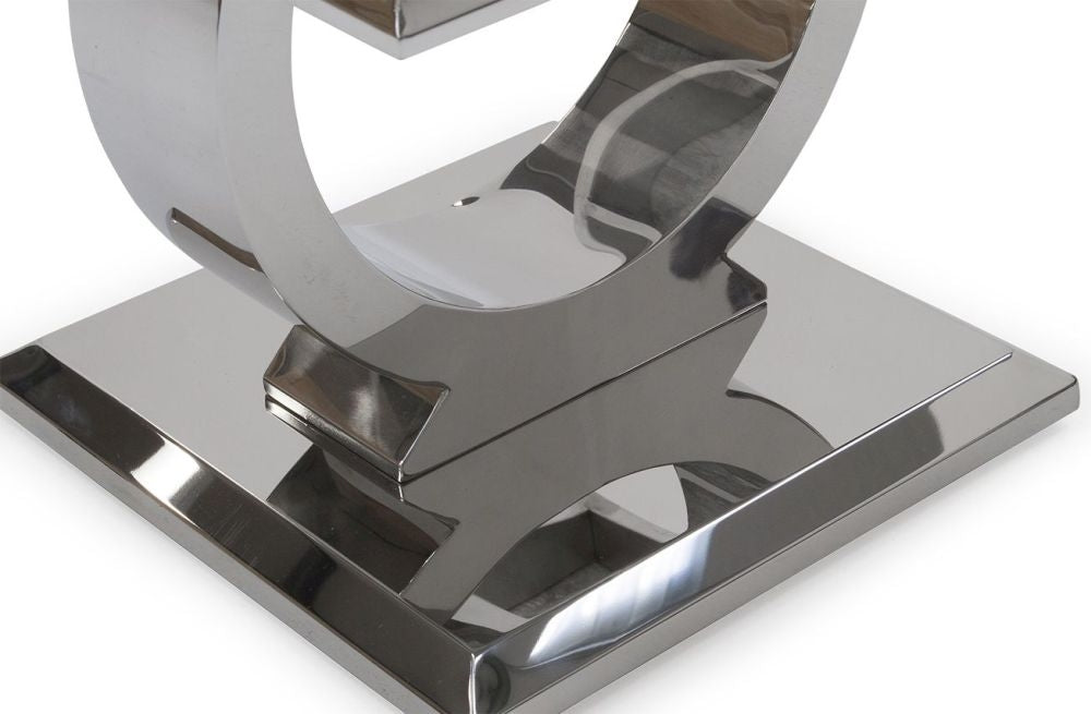 Vida Living Arianna Grey Lamp Table