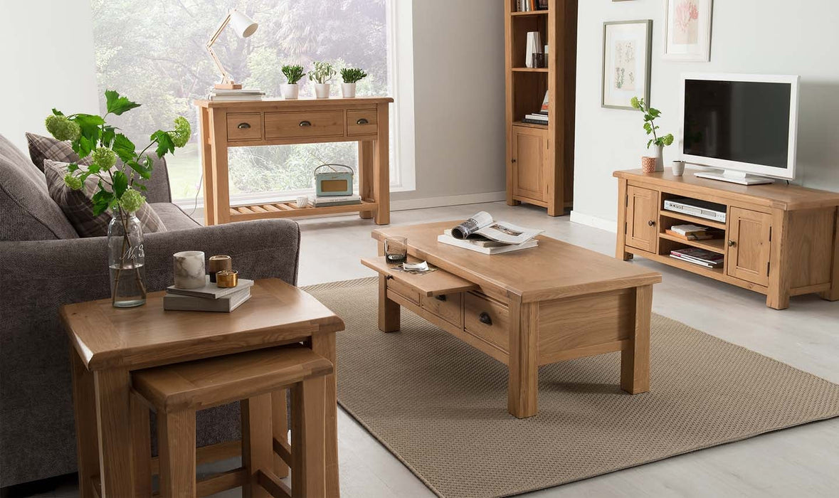 Vida Living Breeze Oak Nest of Tables