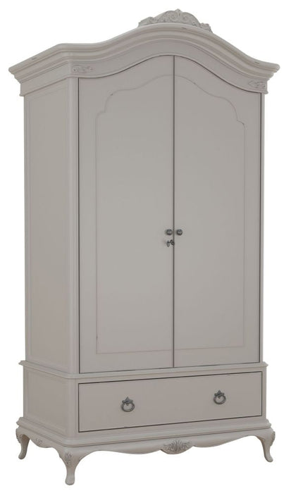 Willis and Gambier Etienne Grey 2 Door Combi Double Wardrobe