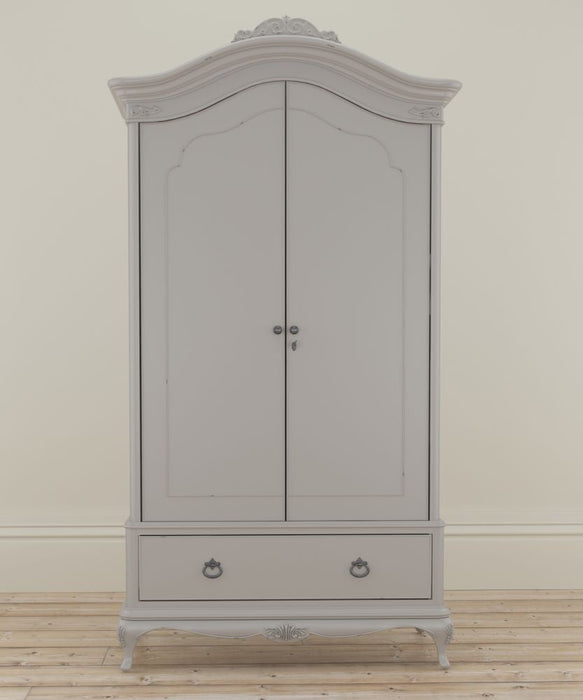 Willis and Gambier Etienne Grey 2 Door Combi Double Wardrobe