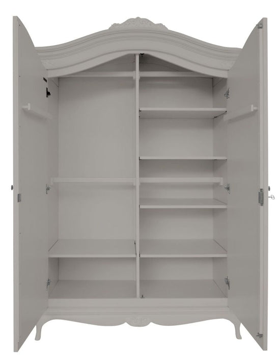 Willis and Gambier Etienne Grey 2 Door Double Wardrobe