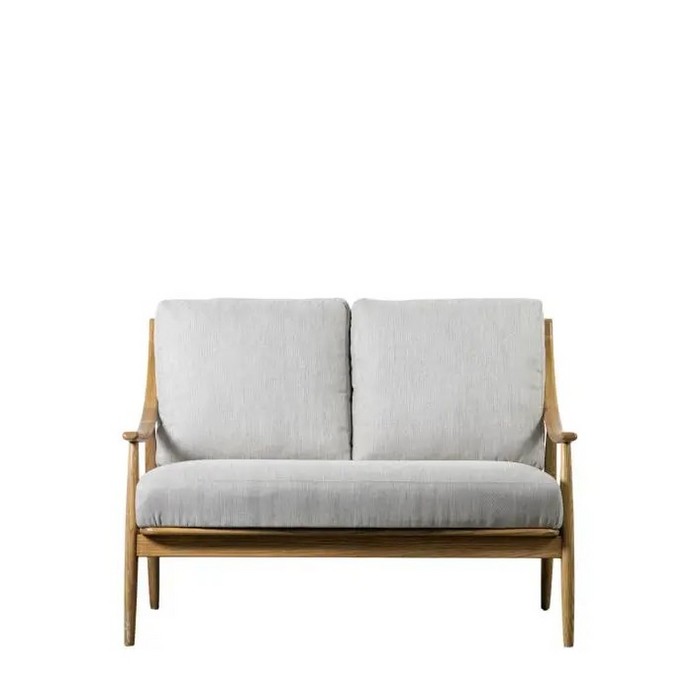 Reliant 2 Seater Sofa Dark Natural Linen