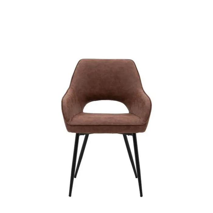 Ivorra Dining Chair Brown 2pk
