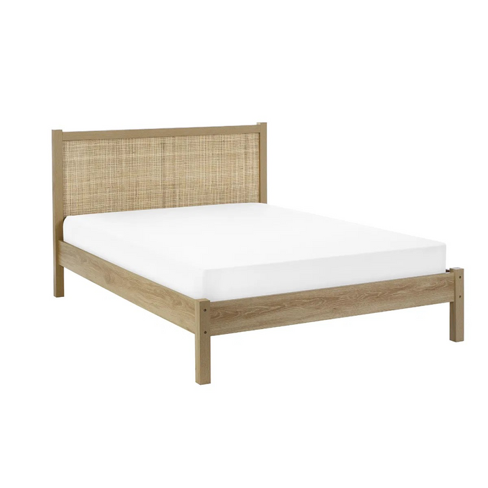 PADSTOW OTTOMAN 150CM KING BED - OAK