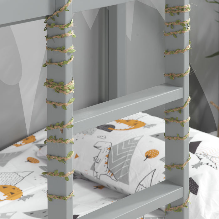 Birlea Adventure Bunk Bed Grey