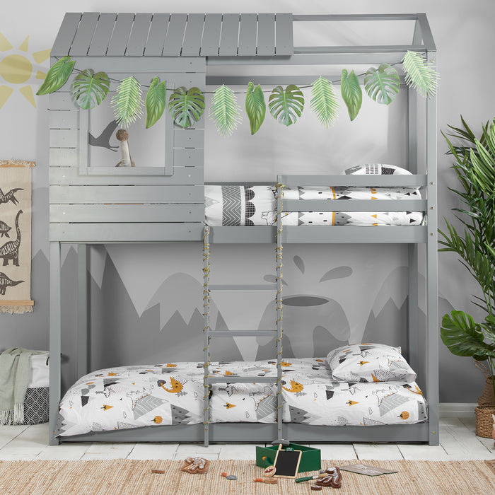 Birlea Adventure Bunk Bed Grey