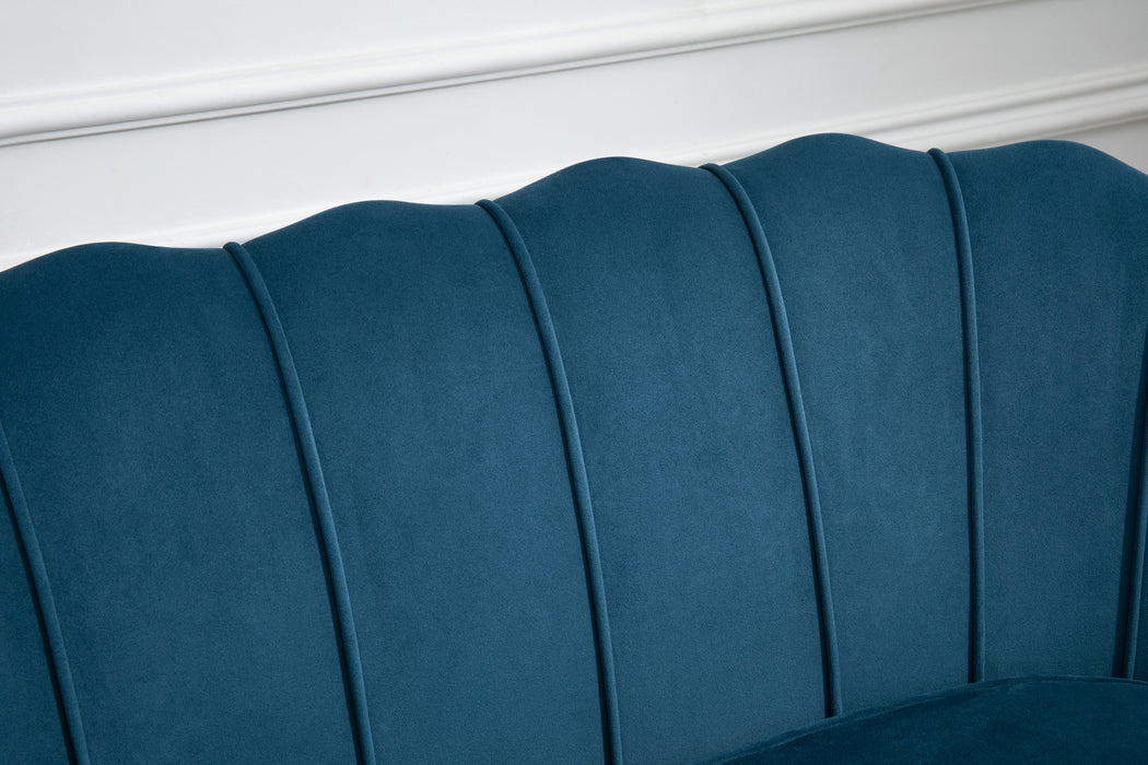 Birlea Ariel 2 Seater Sofa Blue