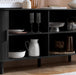 Birlea Axel 2 Door Fluted Sideboard Black