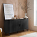 Birlea Axel 2 Door Fluted Sideboard Black