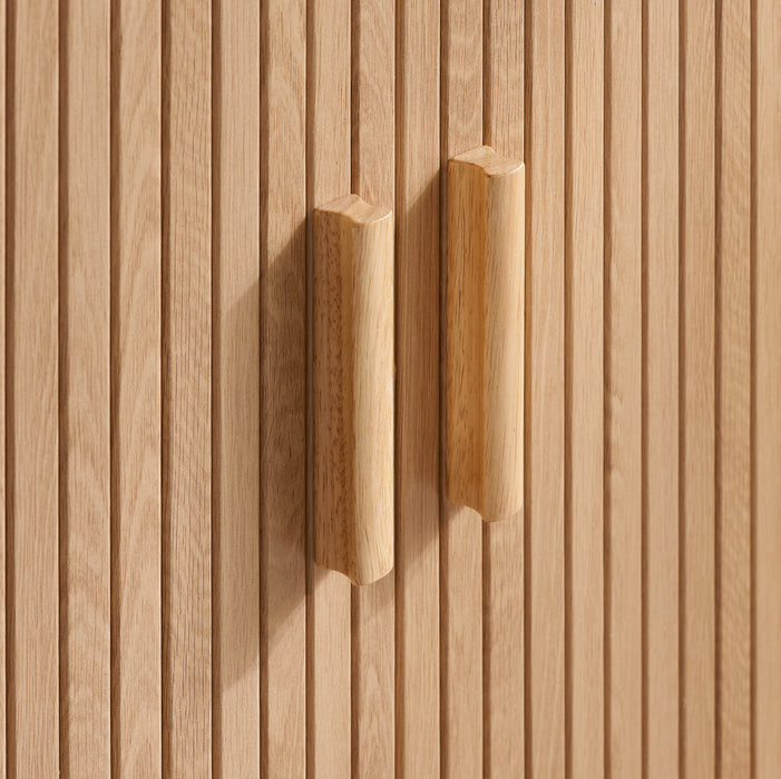 Birlea Axel 2 Door Fluted Sideboard Oak