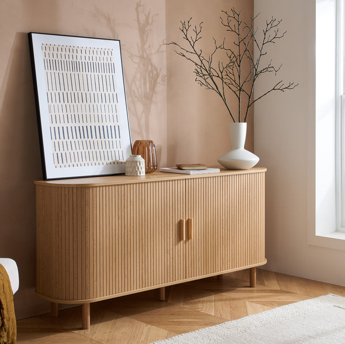 Birlea Axel 2 Door Fluted Sideboard Oak