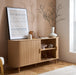 Birlea Axel 2 Door Fluted Sideboard Oak