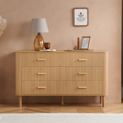 Birlea Axel 6 Drawer Fluted Chest