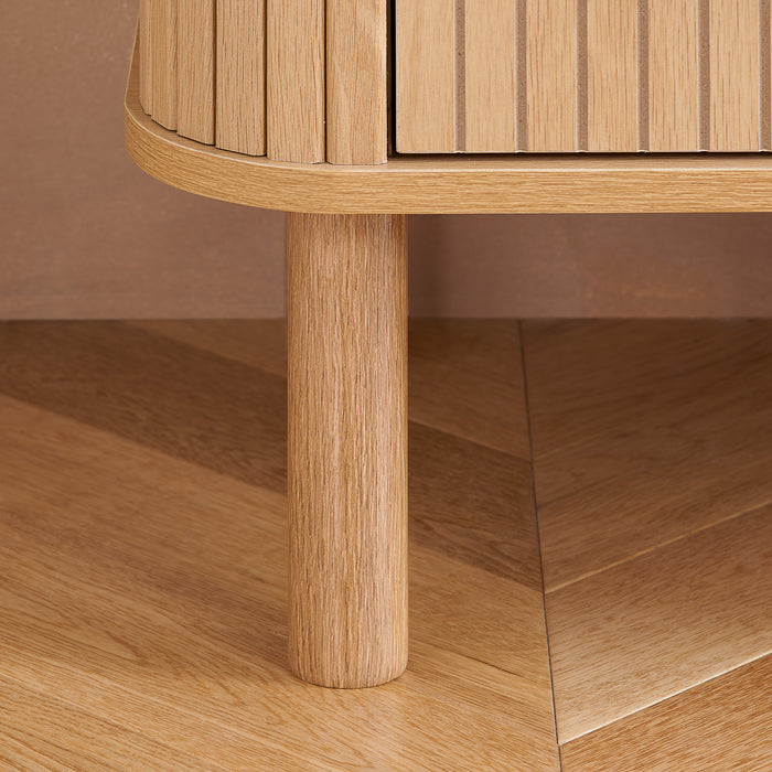 Birlea Axel 5 Drawer Fluted Chest