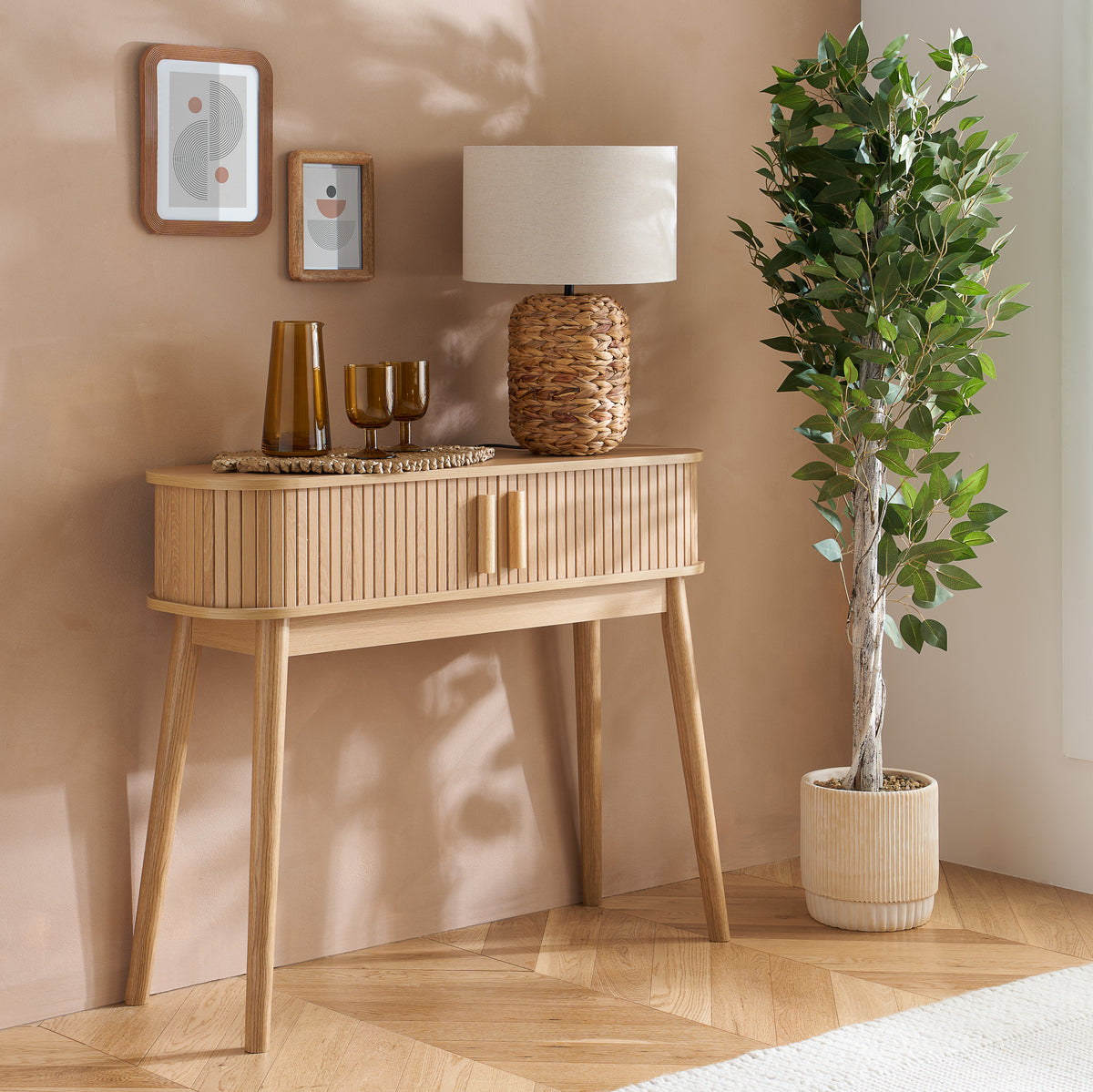 Axel Console Table Oak — Trafalgar Furniture