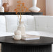 Birlea Axel Round Fluted Coffee Table Black