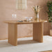 Birlea Axel Oval Fluted Dining Table Oak