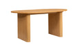 Birlea Axel Oval Fluted Dining Table With 4 Chairs Oak