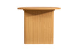 Birlea Axel Oval Fluted Dining Table With 4 Chairs Oak