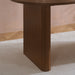 Birlea Axel Oval Fluted Dining Table Walnut