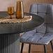 Birlea Axel Round Fluted Dining Table Black