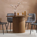 Birlea Axel Round Fluted Dining Table Walnut