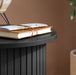 Birlea Axel Fluted Side Table Black