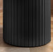 Birlea Axel Fluted Side Table Black