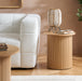 Birlea Axel Fluted Side Table Oak