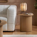 Birlea Axel Fluted Side Table Oak