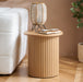 Birlea Axel Fluted Side Table Oak