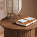 Birlea Axel Fluted Side Table Walnut