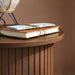 Birlea Axel Fluted Side Table Walnut