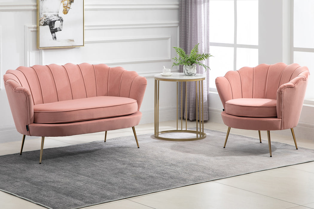 Birlea Ariel 2 Seater Sofa Coral