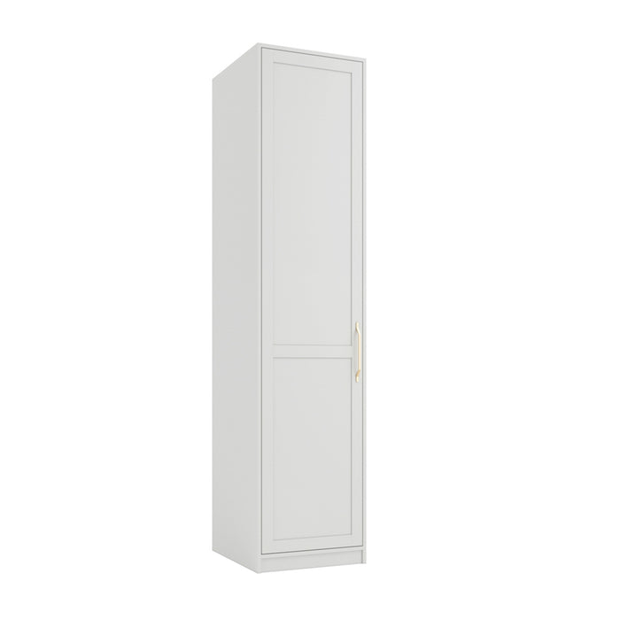 Austen White Single Wardrobe