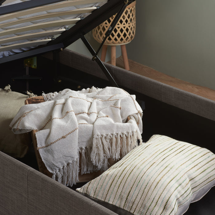 Birlea Berlin Single Ottoman Bed Grey