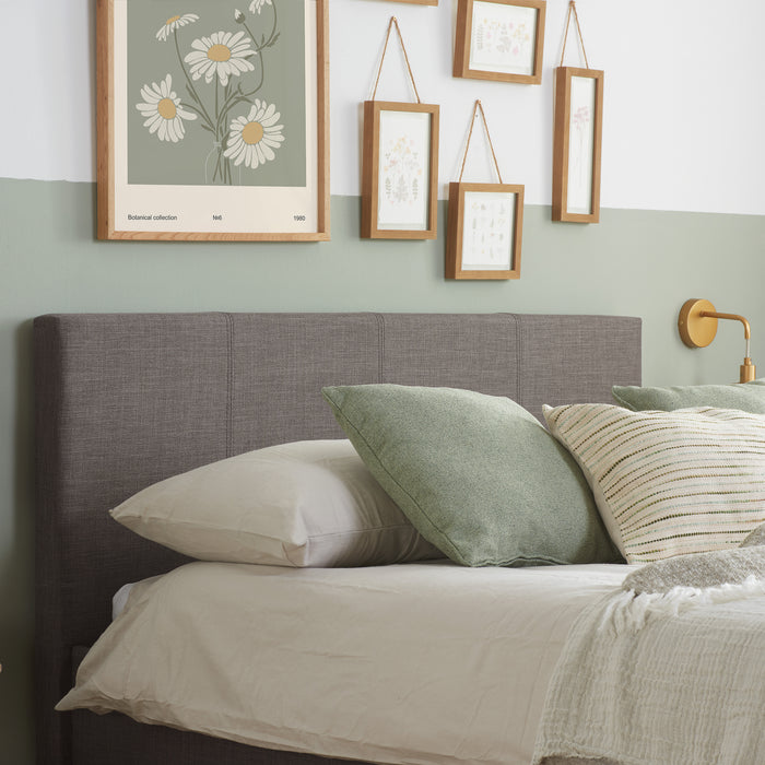 Birlea Berlin Double Ottoman Bed Grey