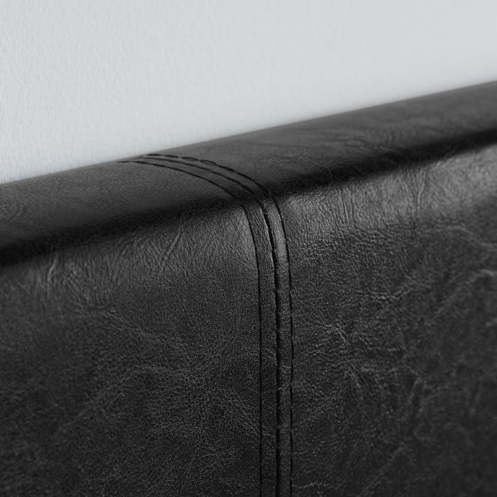 Birlea Berlin Single Ottoman Bed Black