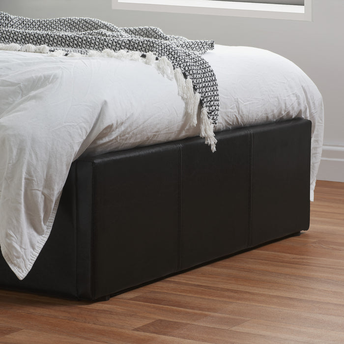 Birlea Berlin Single Ottoman Bed Black