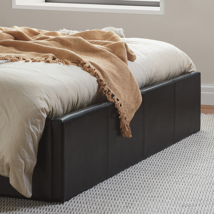 Birlea Berlin Double Ottoman Bed Brown