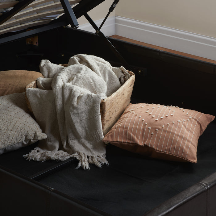 Birlea Berlin Small Double Ottoman Bed Brown